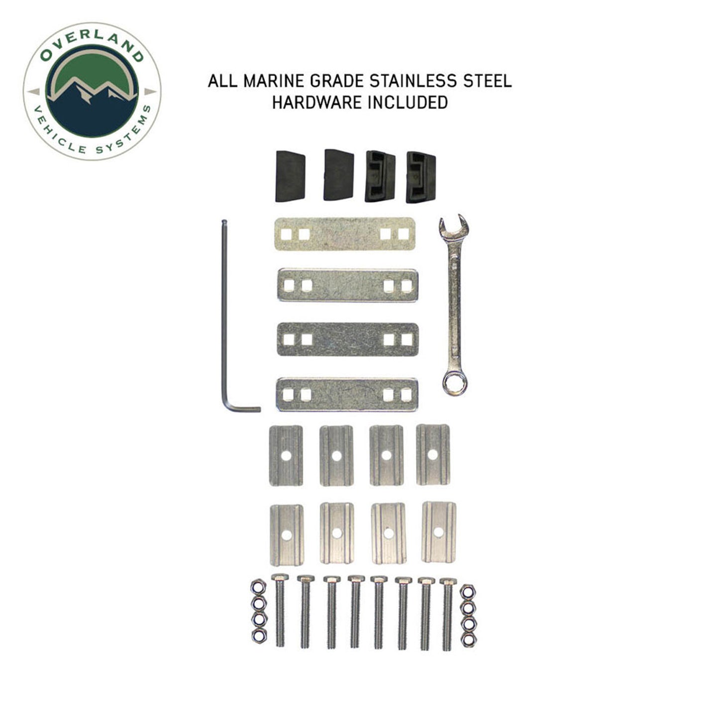 Complete hardware pack and accessories included with OVS LD TMON
