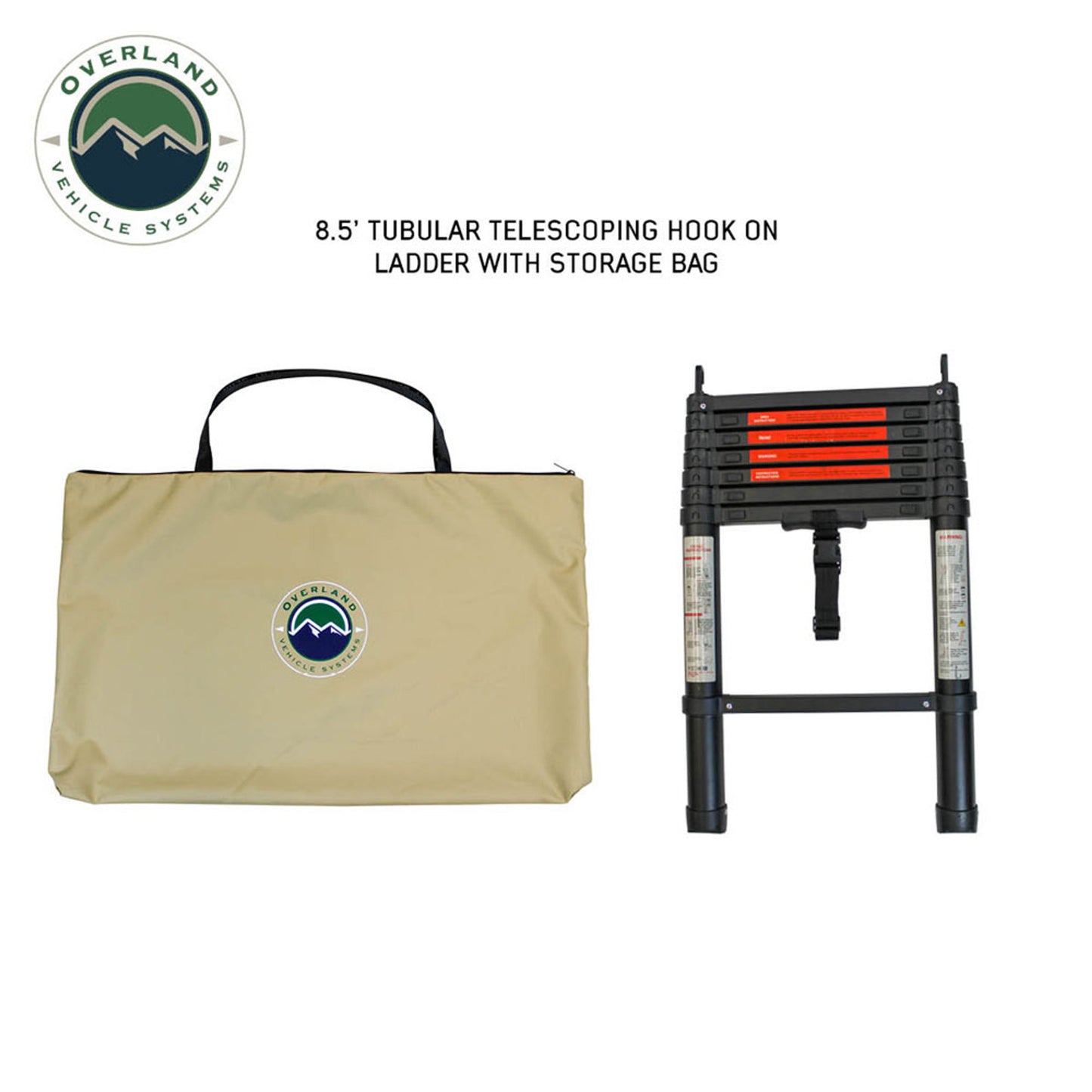 OVS LD TMON ladder storage bag and branding detail