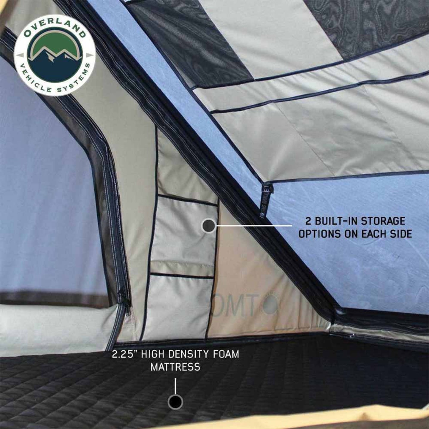 Interior photo of OVS LD TMON showing aluminum support and mattress platform
