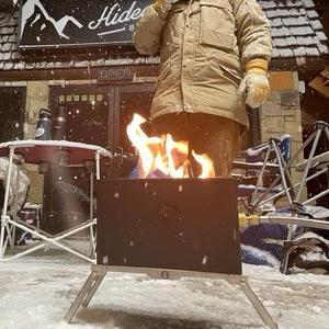 LavaBox Propane Fire Pit w/ Over & Under Grill Grate - Overland Odyssey
