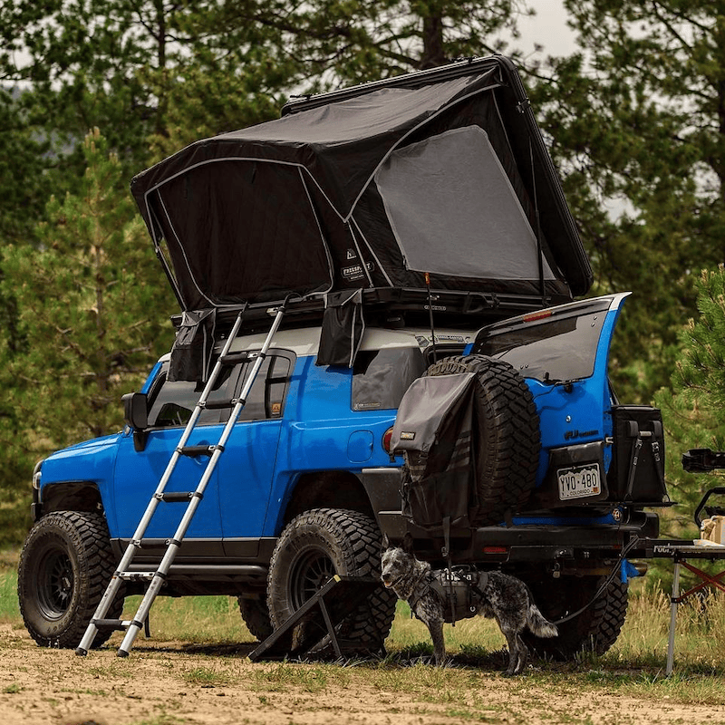 FreeSpirit Recreation Odyssey 55″ Rooftop Tent – Hard-Shell RTT, Sleeps 2-3, Lightweight Overland Tent – Overland Odyssey