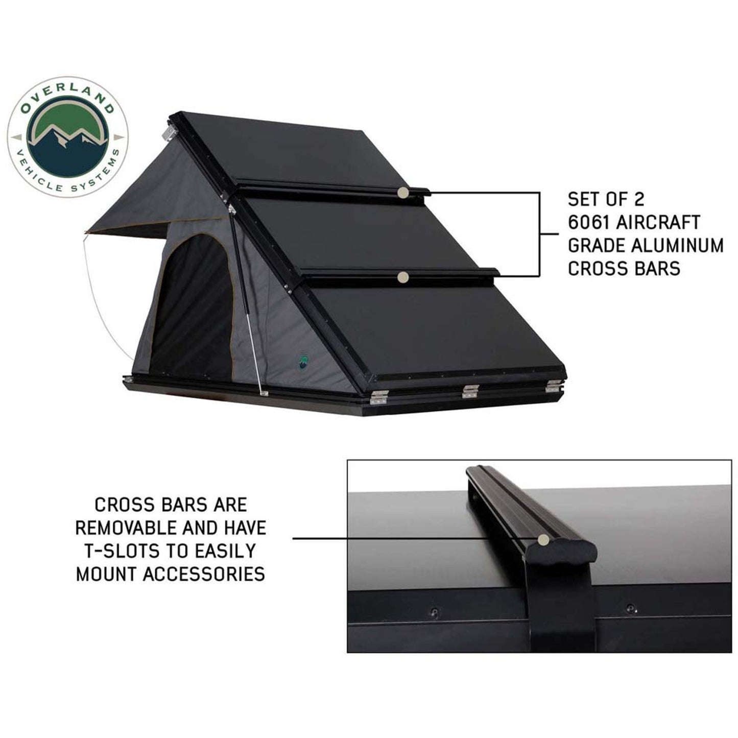 Corner mounting bracket of OVS Mamba Clamshell tent with support rod