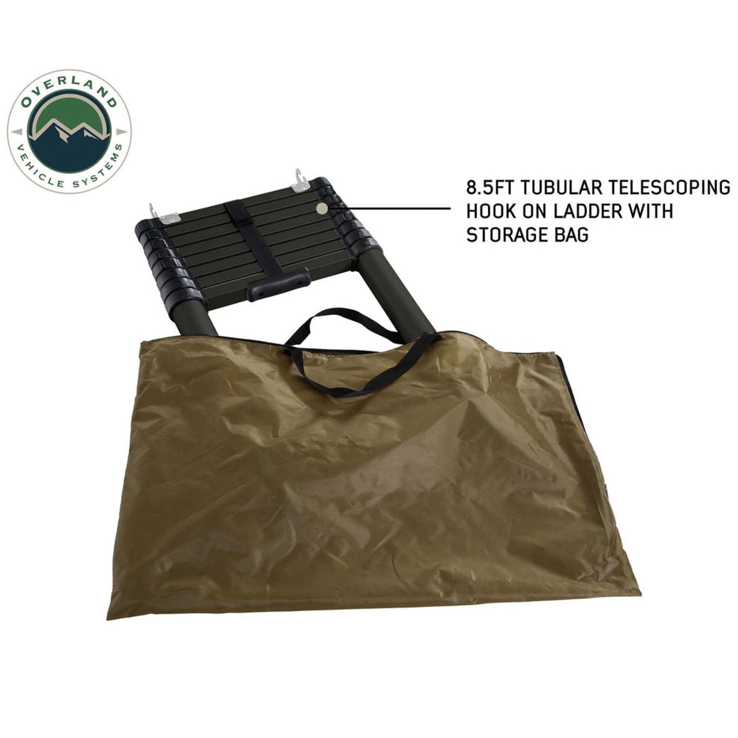 Carrying bag for OVS Mamba Clamshell rooftop tent ladder and accessories