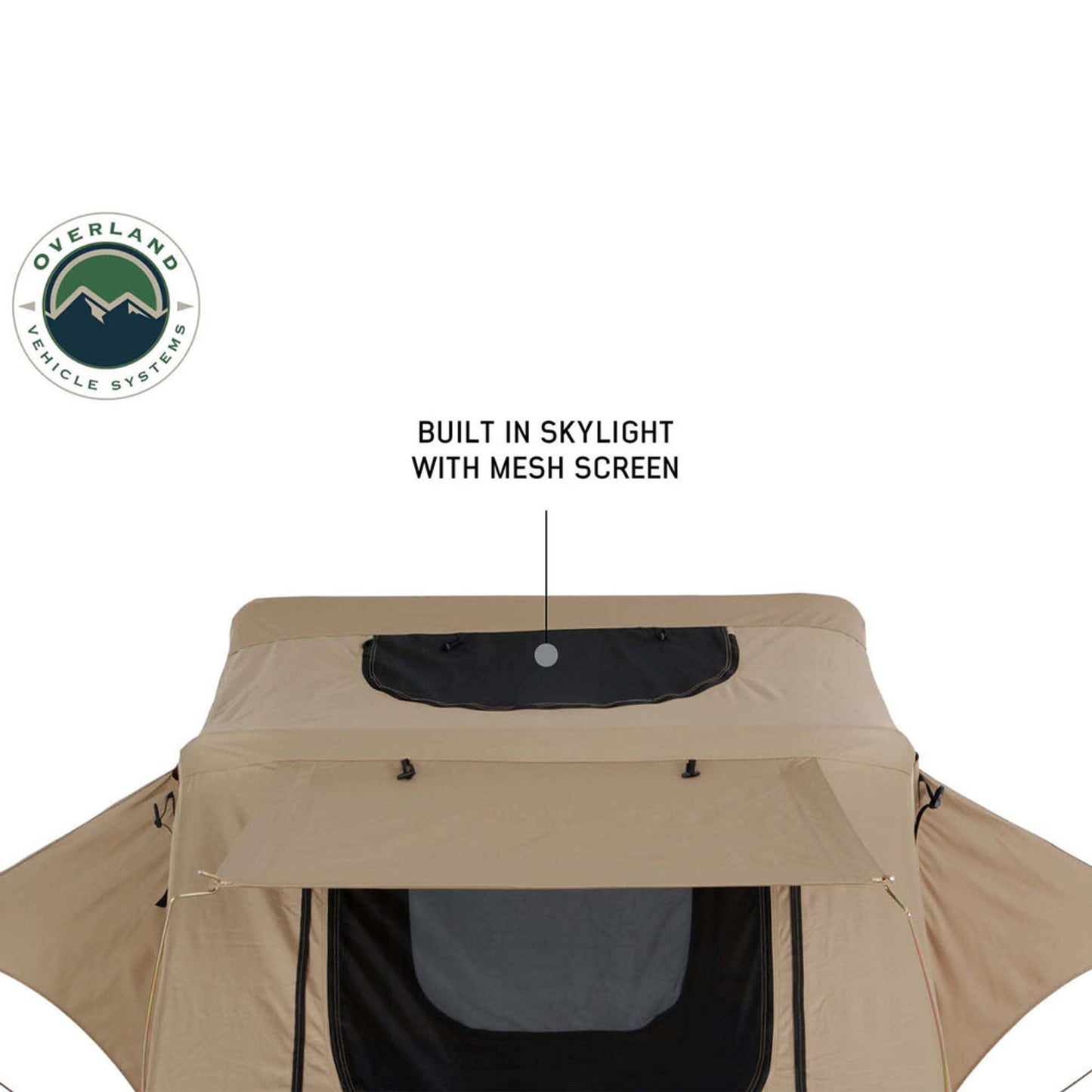 Close-up of OVS TMBK tent