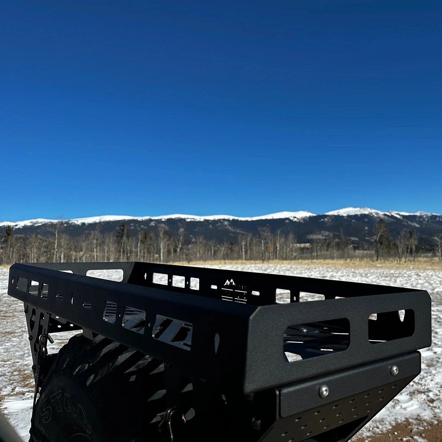 4x4 Colorado Spare Tire Utility Rack / Basket - Overland Odyssey