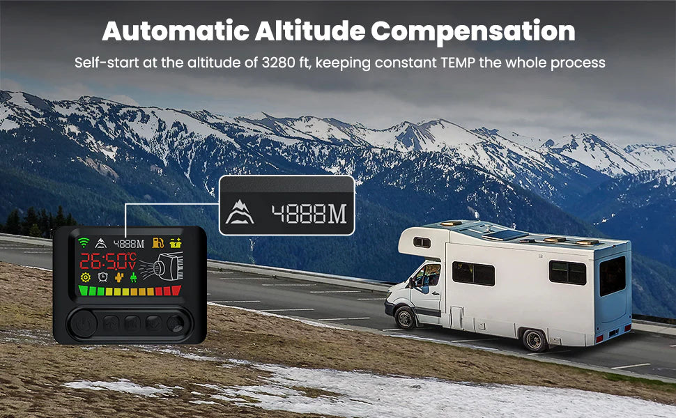 4x4 Colorado Bluetooth Diesel Air Heater
