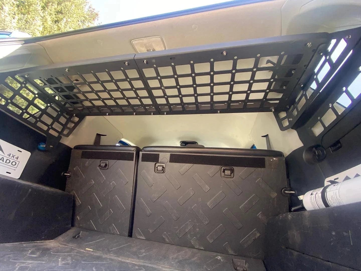 4x4 Colorado FJ Cruiser MOLLE Shelving System - Overland Odyssey