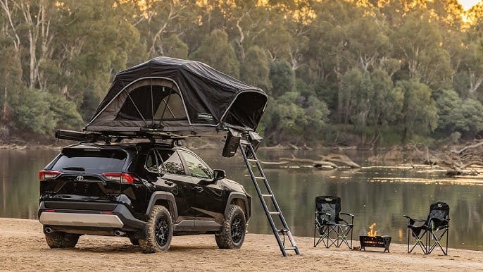 Ironman 4×4 Uber Lite Soft-Shell Rooftop Tent – Lightweight RTT (104 lbs), Sleeps 2, Compact Overland Tent – Overland Odyssey