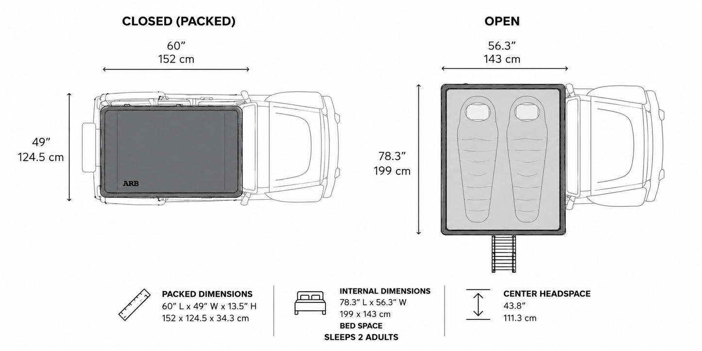 ARB Esperance V2 Rooftop Tent