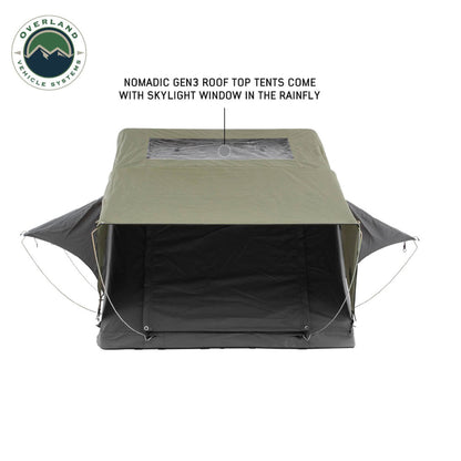 Rear window and awning layout of OVS Nomadic Extended tent