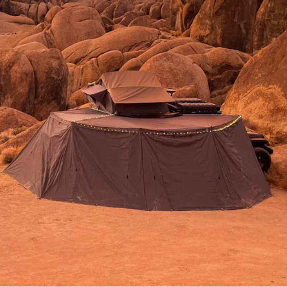 OVS HD Nomadic 270 Degree Awning Wall 3 Piece Kit - Passenger Side - Overland Odyssey