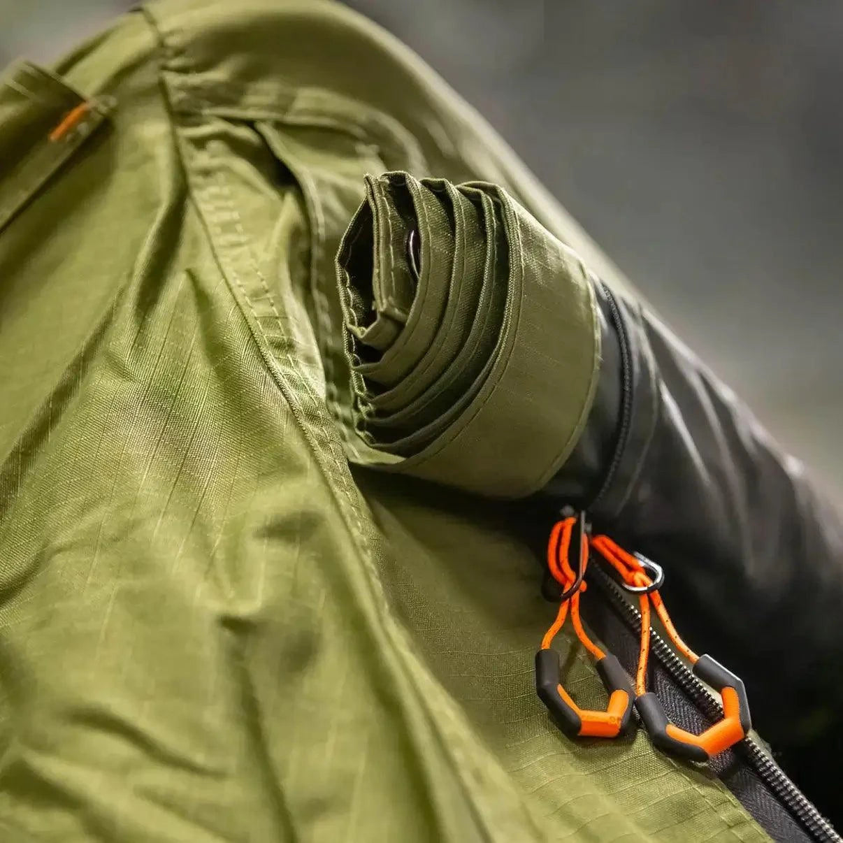 Close-up of 23Zero Breezeway 62 2.0’s Light Suppression Technology (LST) rainfly – superior light and temperature control