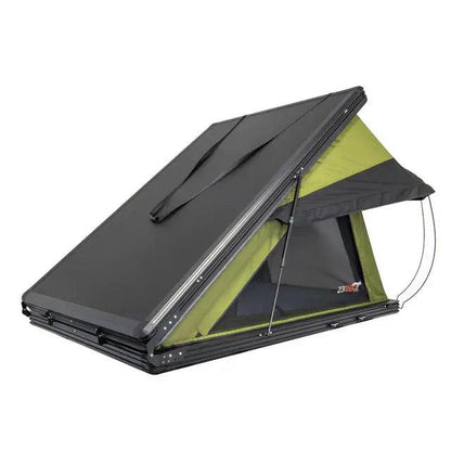 Detailed shot of 23Zero Kabari 3.0 gas struts – effortless rooftop tent setup in seconds