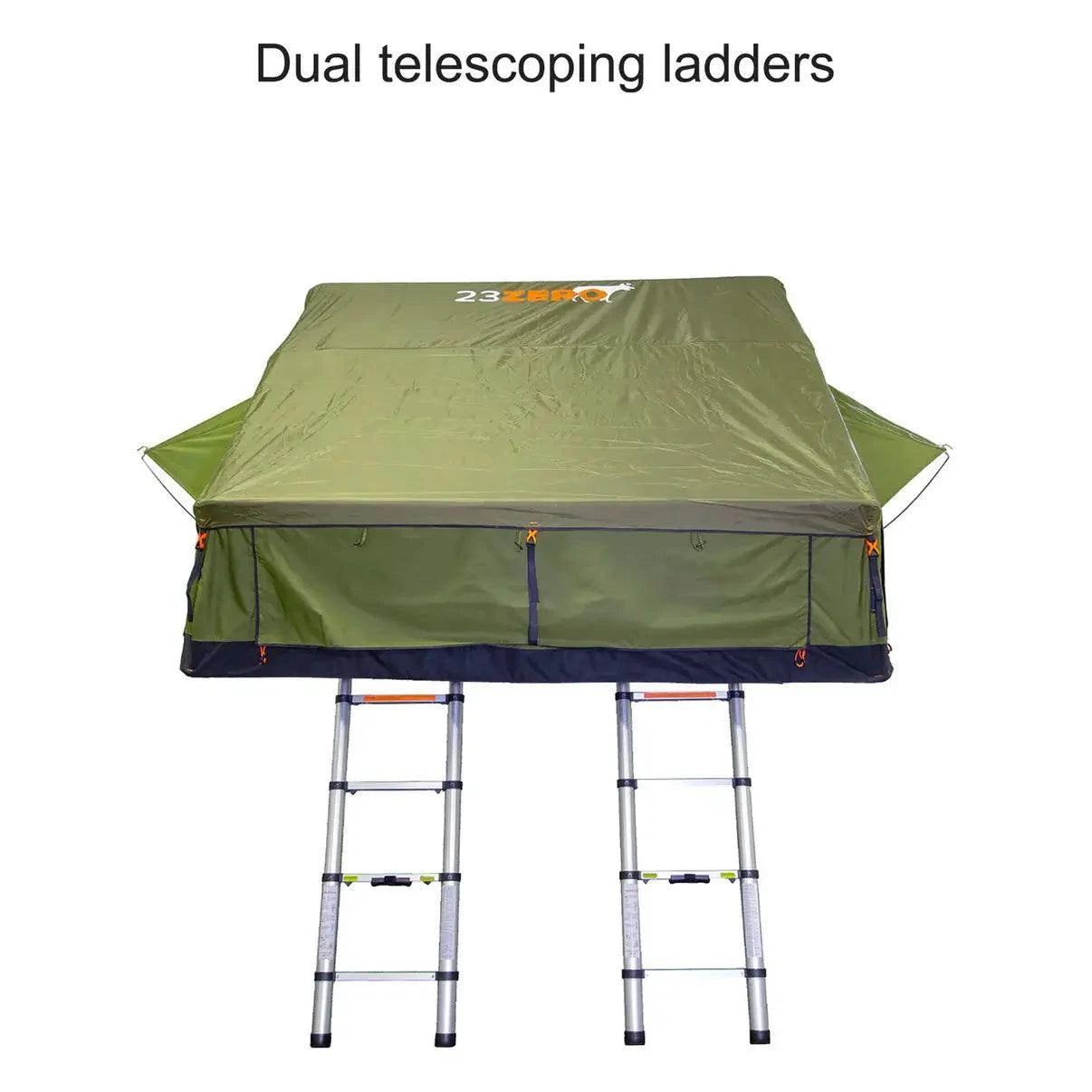 Side profile of 23Zero Walkabout 87 2.0 Tent – large sleeping area with Light Suppression Technology (LST)