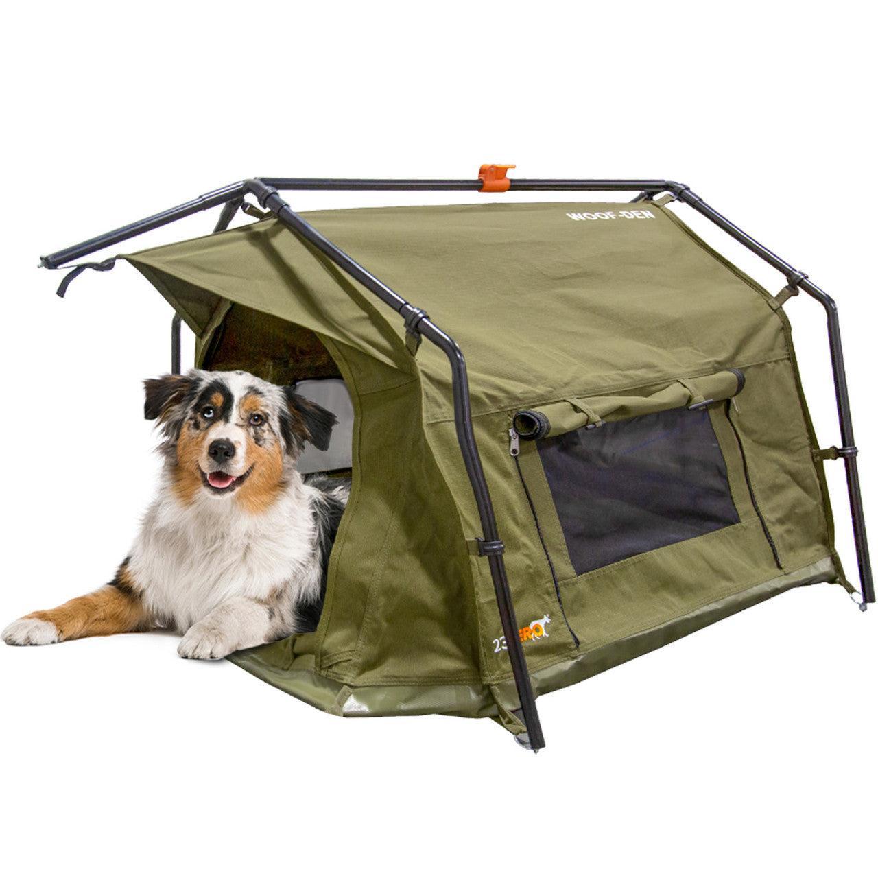 23Zero Woof Den Dog Camping Kennel – portable outdoor shelter for dogs on overlanding adventures