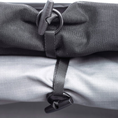Tie-down strap and buckle close-up on Smittybilt Gen2 Overlander Tent, demonstrating strong and secure fastening system