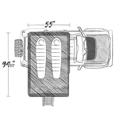 ARB Simpson III Rooftop Tent W/ Annex - Overland Odyssey