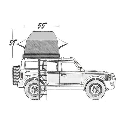 ARB Simpson III Rooftop Tent W/ Annex - Overland Odyssey