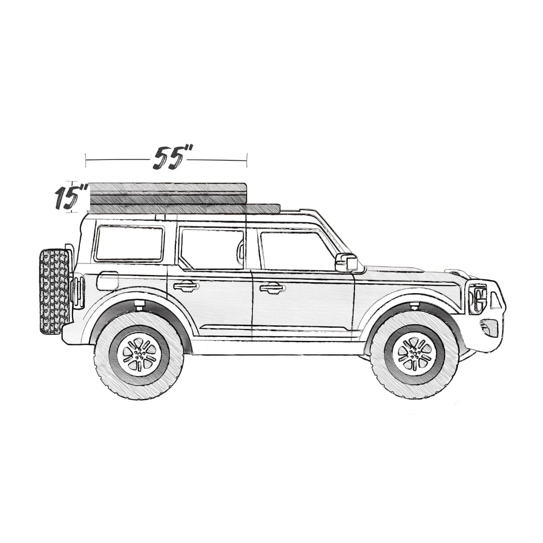 ARB Simpson III Rooftop Tent W/ Annex - Overland Odyssey