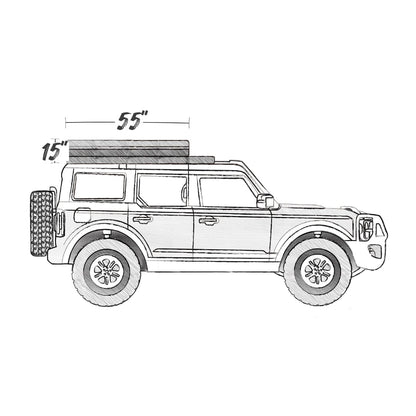 ARB Simpson III Rooftop Tent W/ Annex - Overland Odyssey