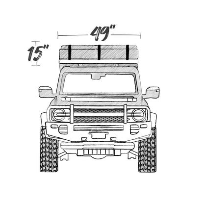 ARB Simpson III Rooftop Tent W/ Annex - Overland Odyssey