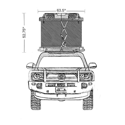 ARB Altitude Rooftop Tent - Overland Odyssey