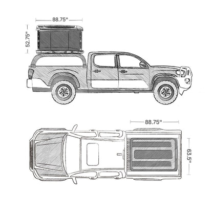 ARB Altitude Rooftop Tent - Overland Odyssey