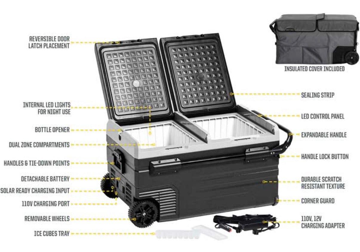 Smittybilt Basecamp 75L Fridge/Freezer