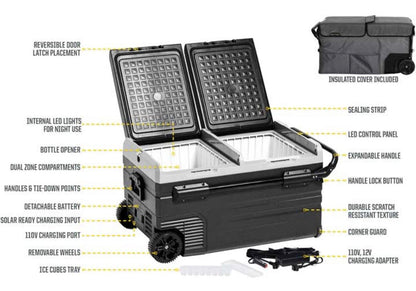 Smittybilt Basecamp 75L Fridge/Freezer