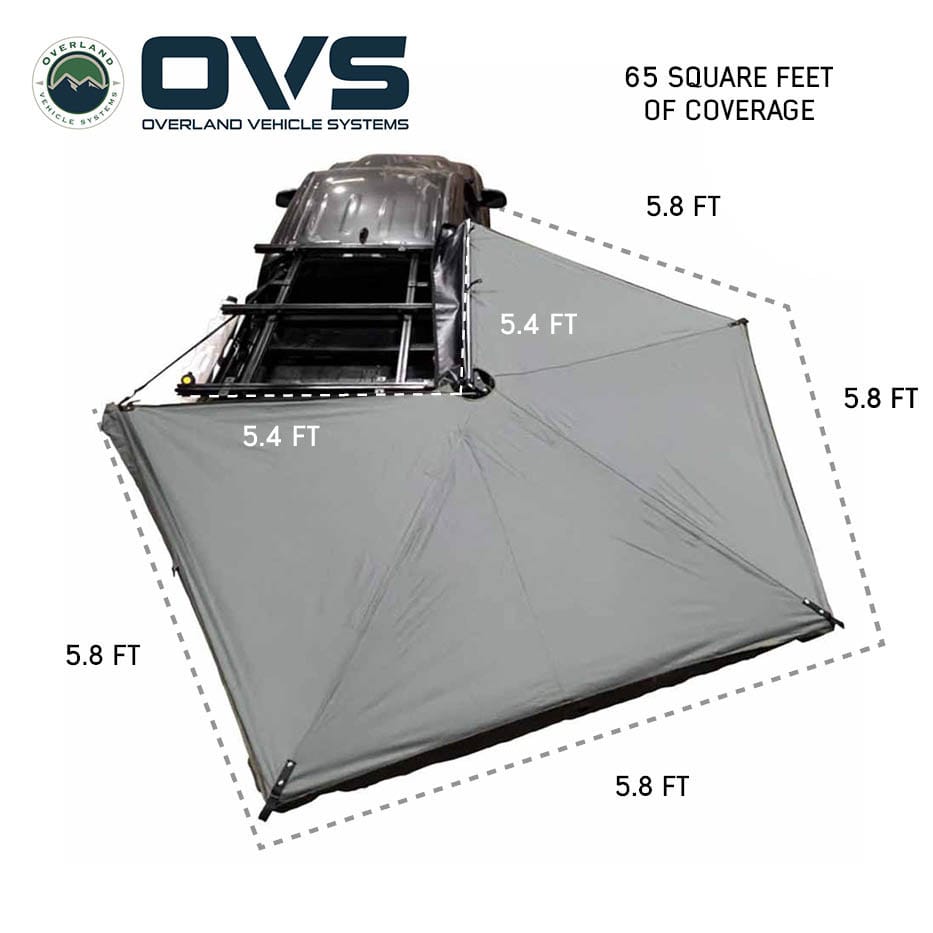 OVS HD Nomadic 270 LTE Awning - Passenger Side