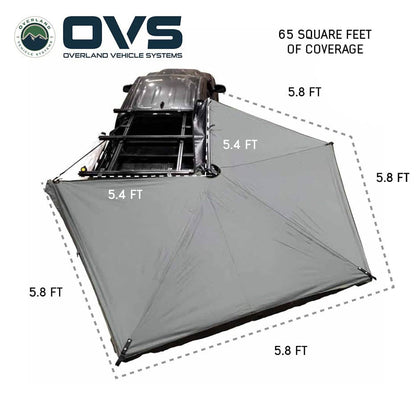 OVS HD Nomadic 270 LTE Awning - Passenger Side
