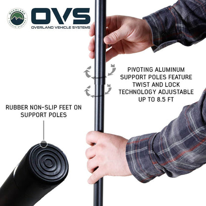 OVS HD Nomadic 270 LTE Awning - Passenger Side
