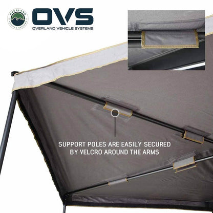 OVS HD Nomadic 270 LTE Awning - Passenger Side