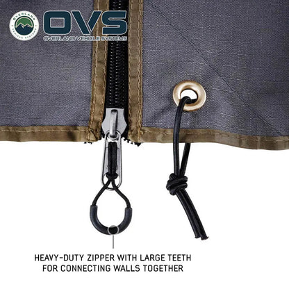 OVS HD Nomadic 270 Degree Awning Wall 3 Piece Kit - Passenger Side