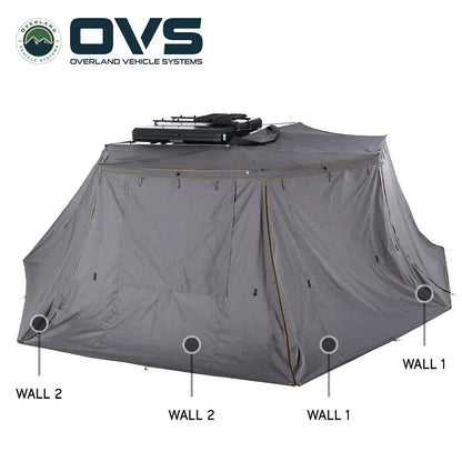 OVS HD Nomadic 270 Degree Awning Wall 3 Piece Kit - Passenger Side