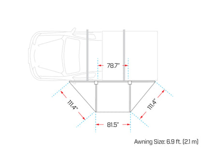 Ironman 4x4 DeltaWing 180° Awning