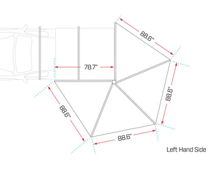 Ironman 4x4 DeltaWing 270° Awning