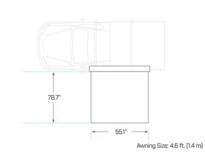 Ironman 4x4 DeltaWing 90° Awning