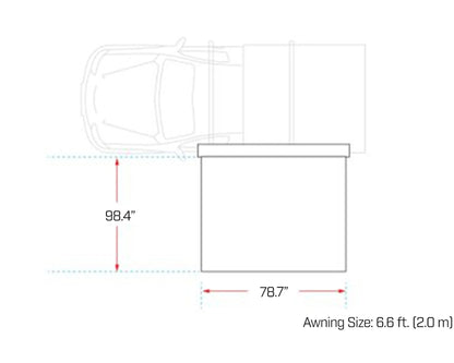 Ironman 4x4 DeltaWing 90° Awning