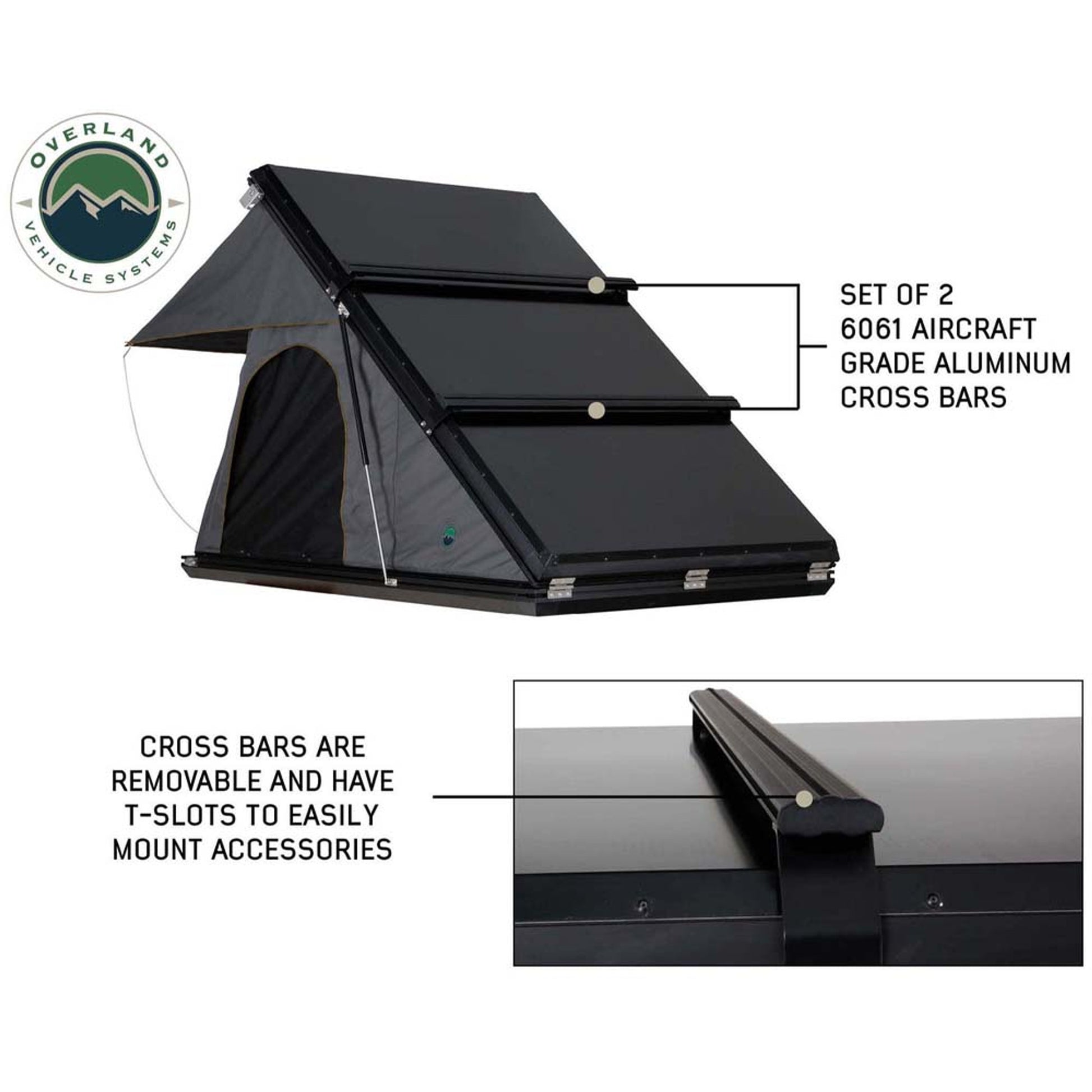 Corner mounting bracket of OVS Mamba Clamshell tent with support rod