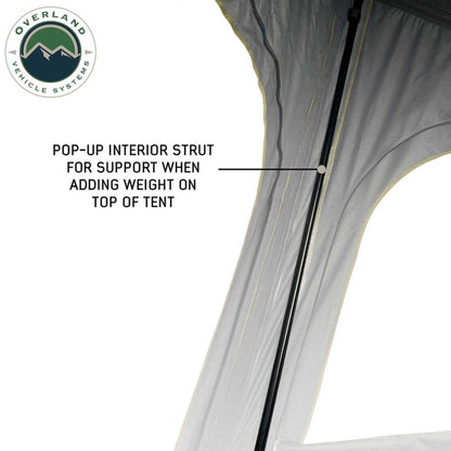 Interior view of OVS Mamba Clamshell with strut
