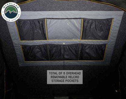 Interior view of OVS Mamba Clamshell with zipped window flap and side entrance