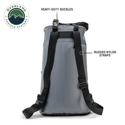 OVS Portable Camp Shower - 23 QT, Nozzle, Foot Pump, and Mesh Storage