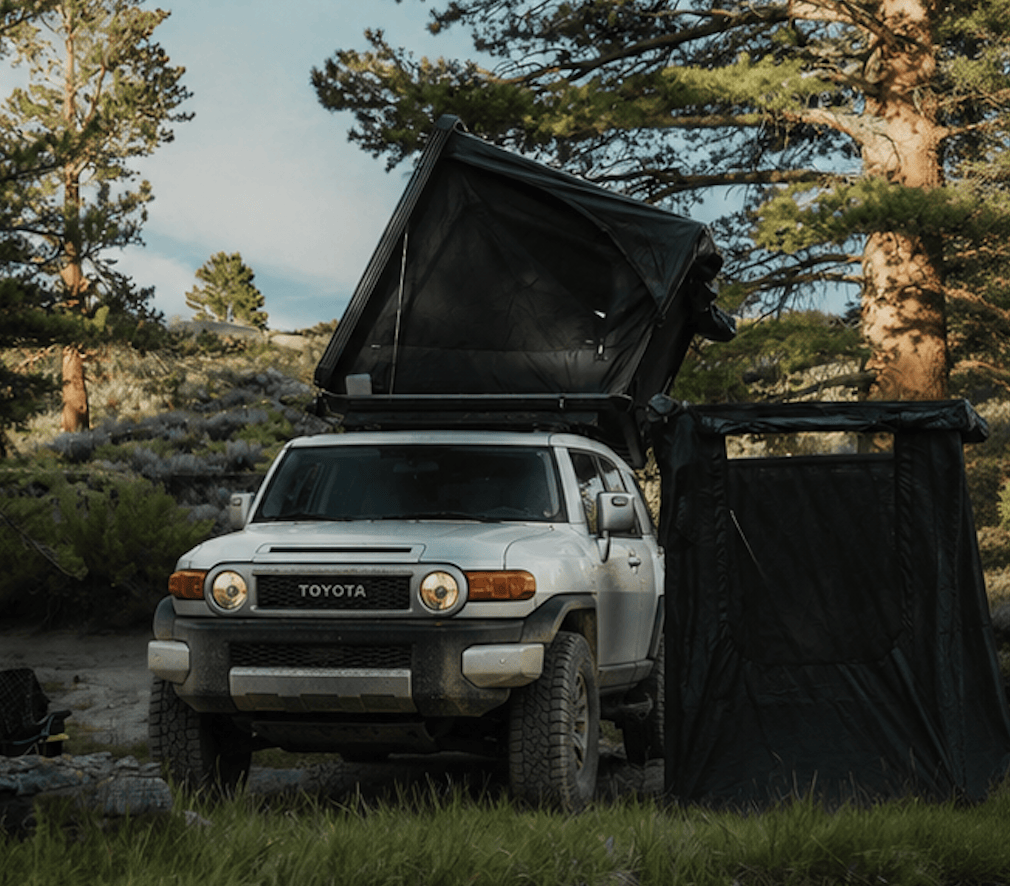 FreeSpirit Recreation Odyssey 55″ Rooftop Tent – Hard-Shell RTT, Sleeps 2-3, Lightweight Overland Tent – Overland Odyssey