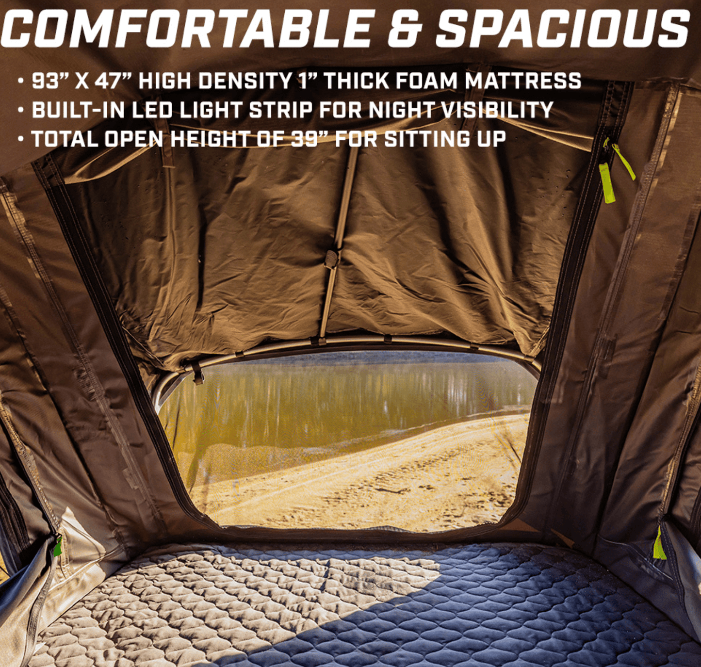 Ironman 4x4 Uber Lite Soft-Shell Rooftop Tent