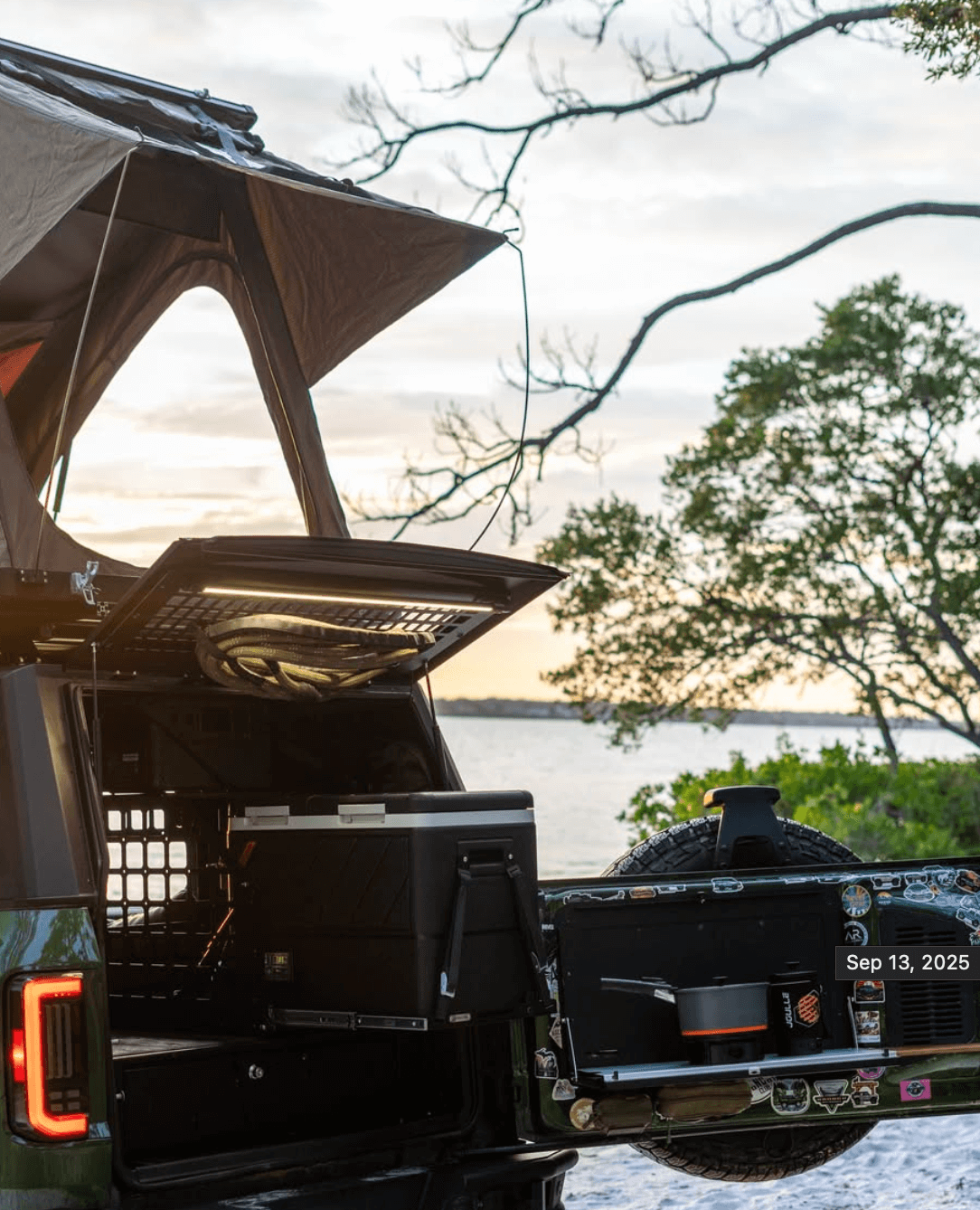 inspired roof top tent Inspired Overland Carbonlite Carbon Hardshell Rooftop Tent – Overland Odyssey