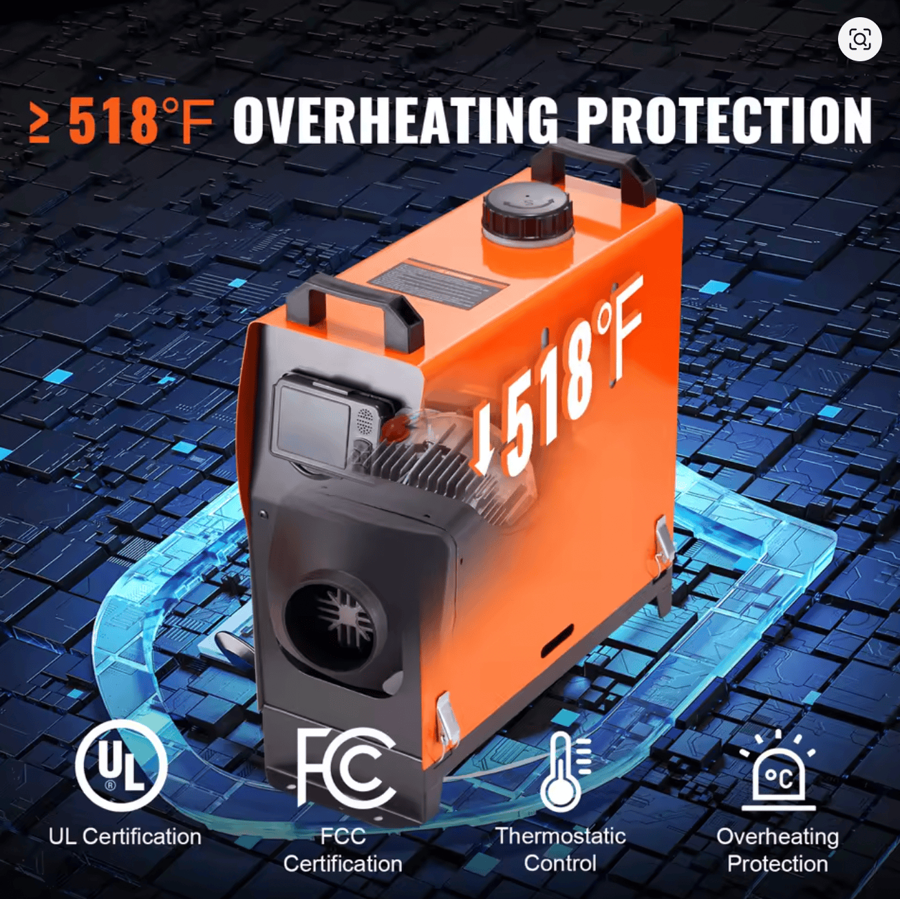 SucceBuy 8KW Bluetooth Diesel Air Heater