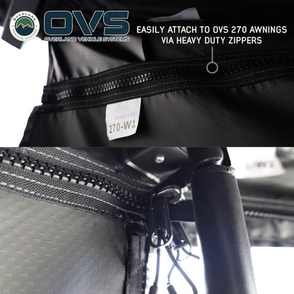 OVS XD Nomadic 270 Grey Hex Awning Walls - Walls 1, 2, and 3