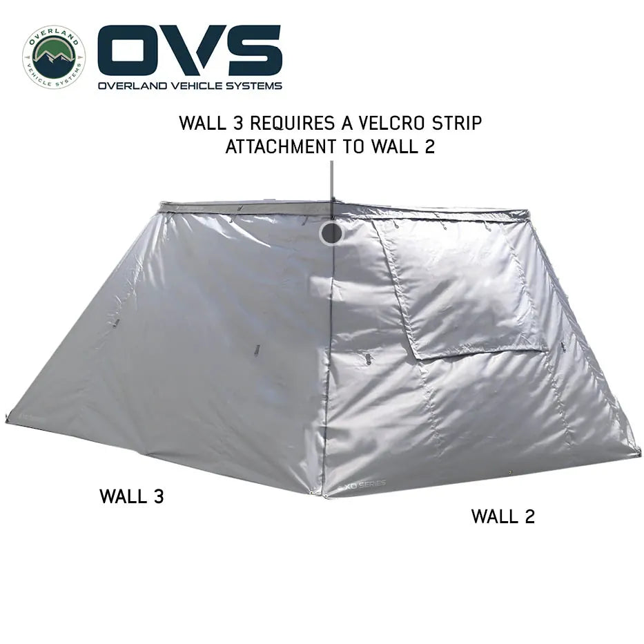 OVS XD Nomadic 270 Grey Hex Awning Walls - Walls 1, 2, and 3