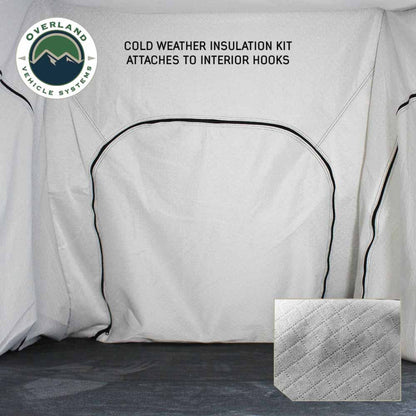 Interior view of OVS XD Sherpa tent with cold weather insulation